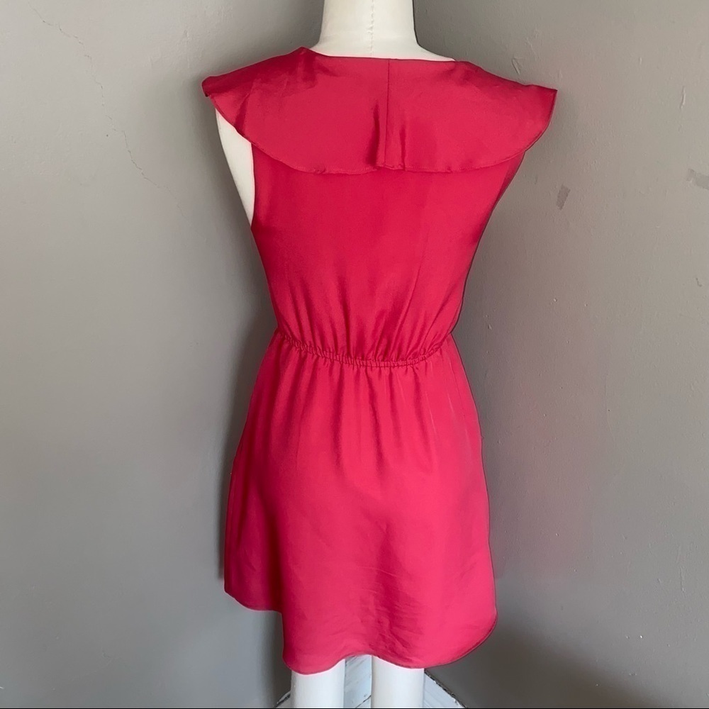 BCBGENERATION RUFFLE DRESS FRONT DRESS XS - Picture 5 of 10